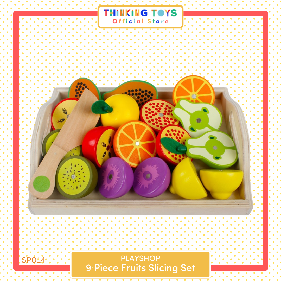 PLAYSHOP 9-Piece Fruit Slicing Set