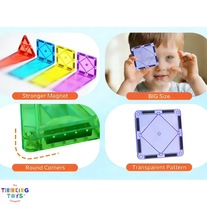 SmartTiles Mini – 70 PCS Mini Travel Magnetic Tile Set