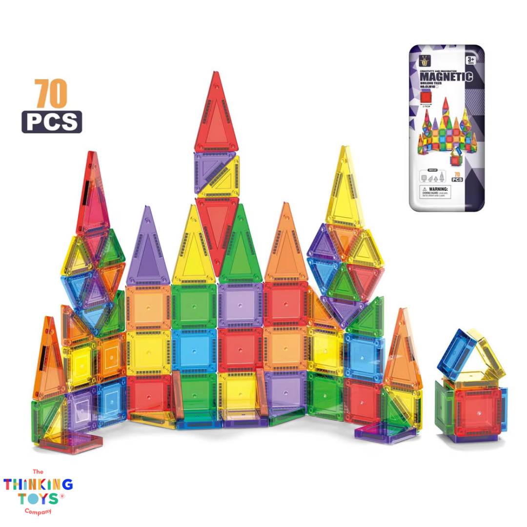 SmartTiles Mini – 70 PCS Mini Travel Magnetic Tile Set