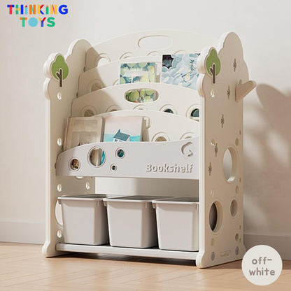 KUMI Treehouse Bookshelf and Toy Organizer