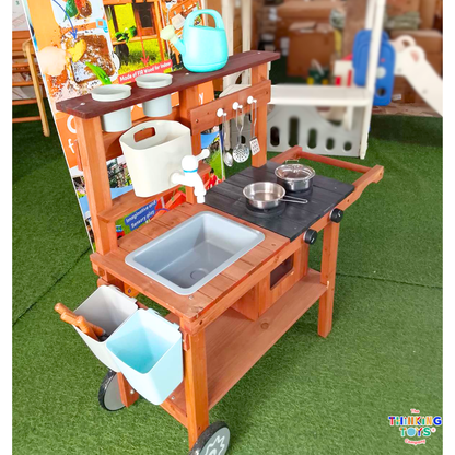 PLAYFUN Garden Sensory Play Mud Kitchen