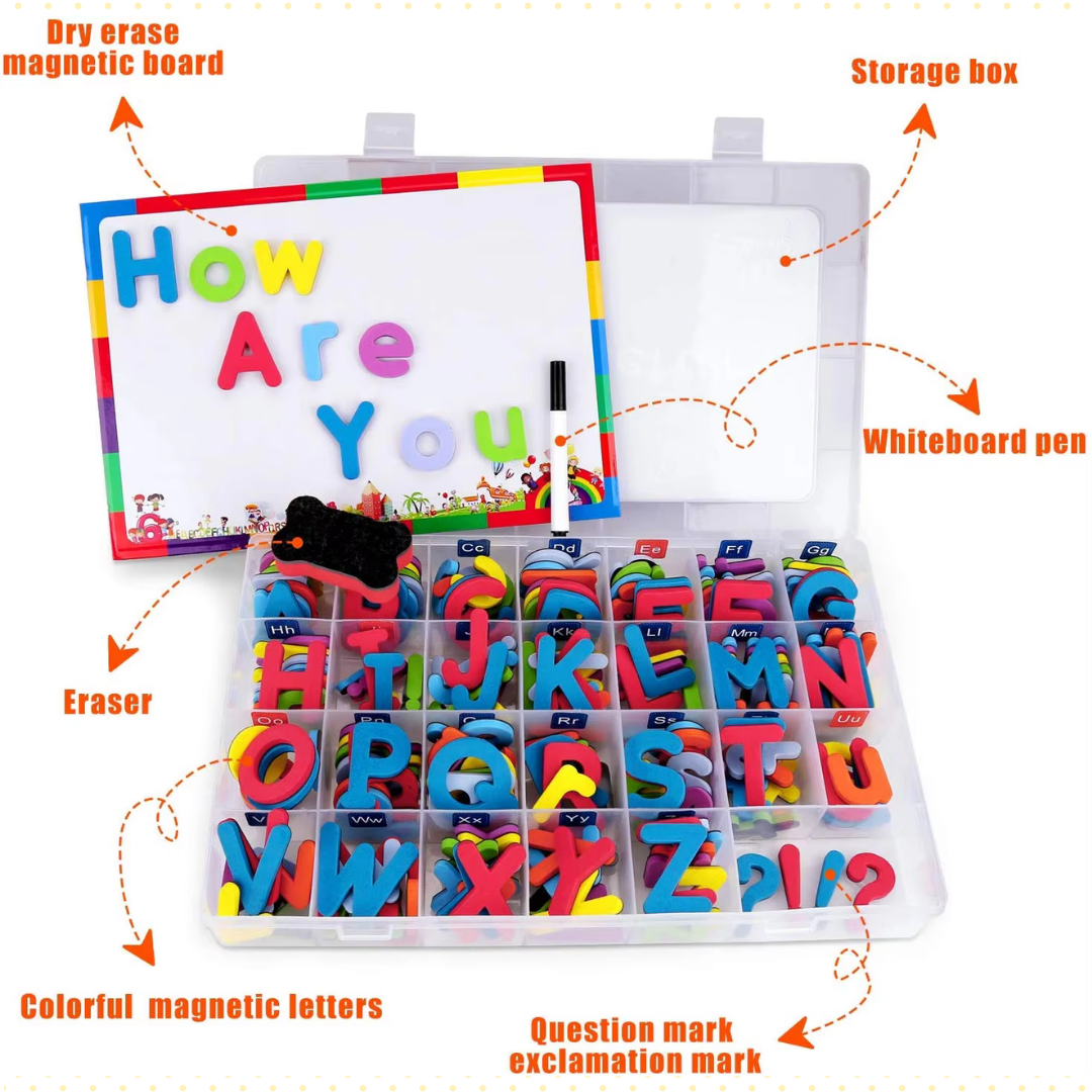 200 PCS Educational Magnetic Alphabet Letters