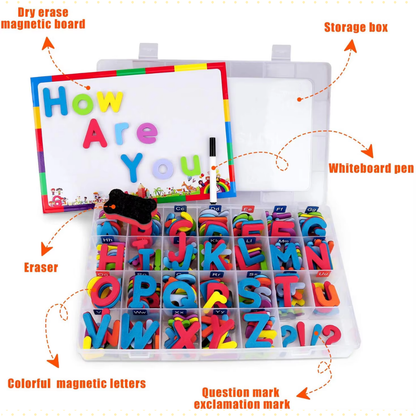 200 PCS Educational Magnetic Alphabet Letters