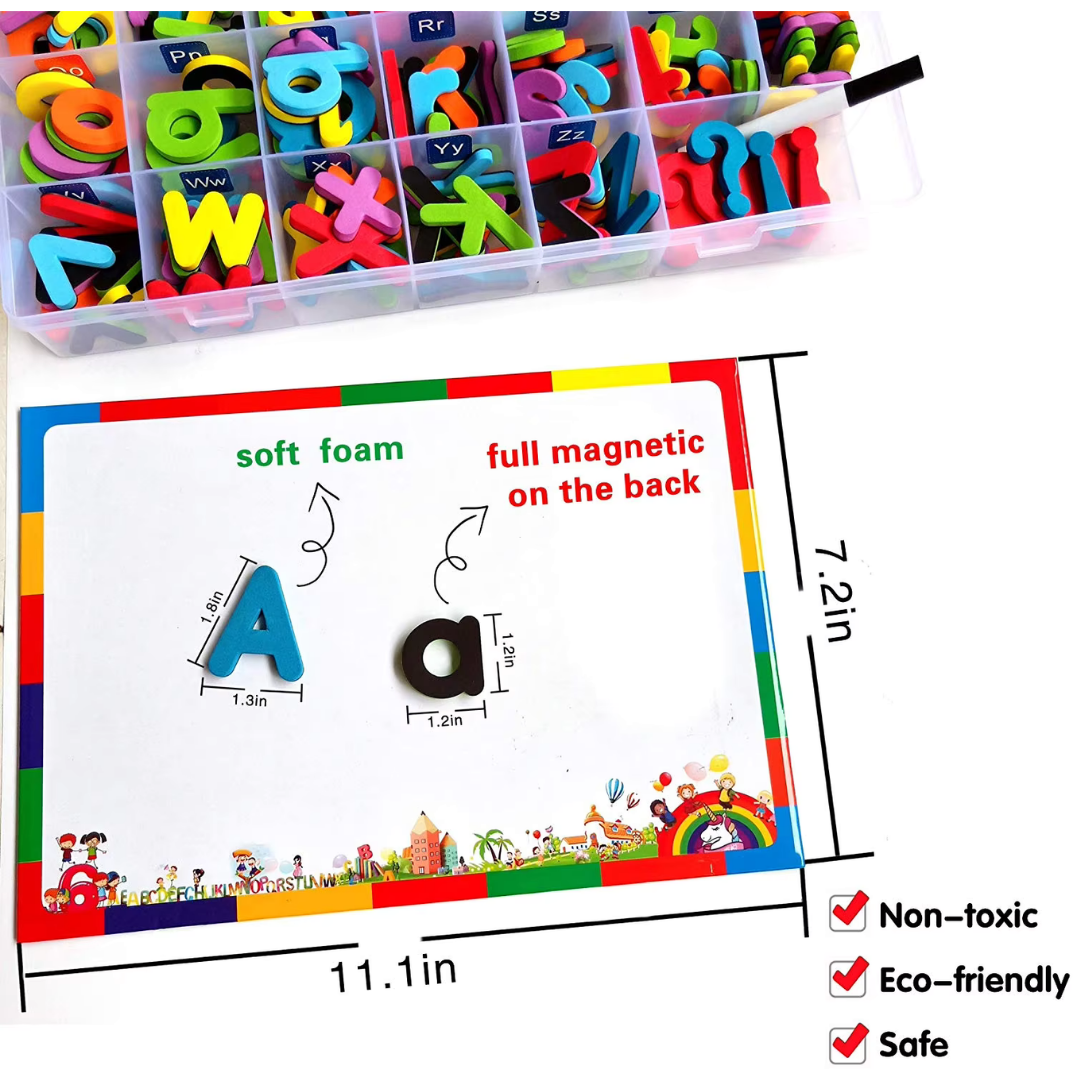 200 PCS Educational Magnetic Alphabet Letters