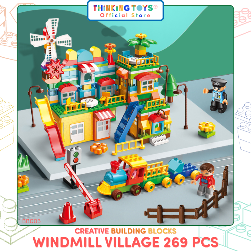 BB005, CREATIVE BUILDING BLOCKS 269 PCS, Sparks curiosity and fine motor skills through engaging, creative construction.