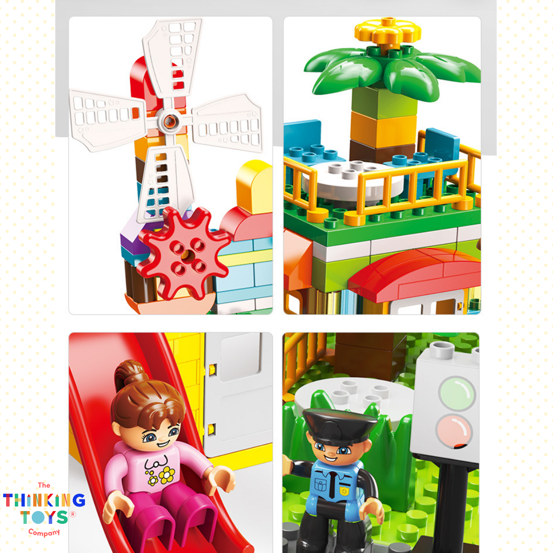 BB005, CREATIVE BUILDING BLOCKS 269 PCS, Sparks curiosity and fine motor skills through engaging, creative construction.