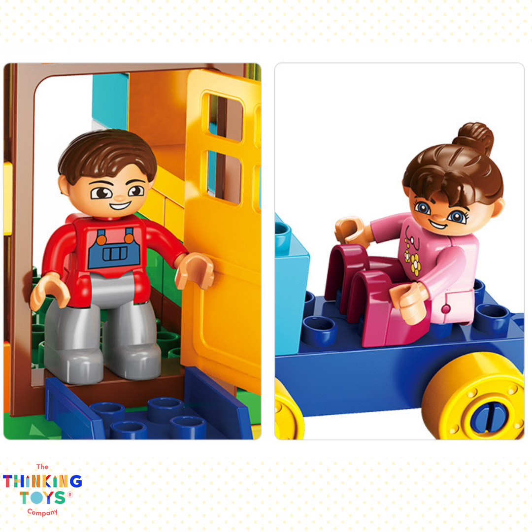 BB005, CREATIVE BUILDING BLOCKS 269 PCS, Sparks curiosity and fine motor skills through engaging, creative construction.