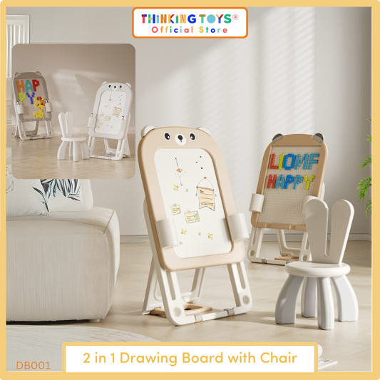 2 in 1 Drawing Board with Chair