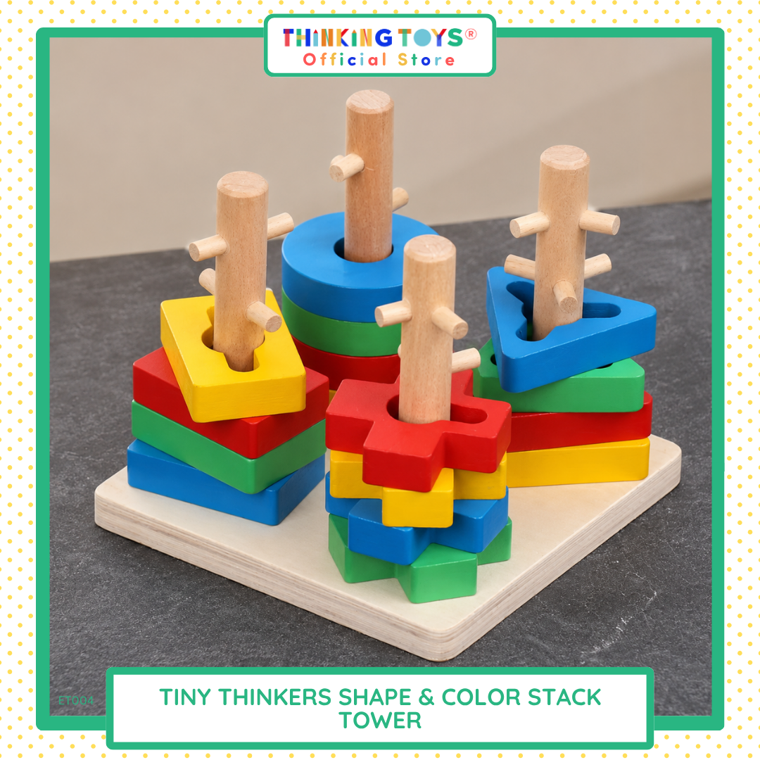 Tiny Thinkers Shape & Color Stack Tower