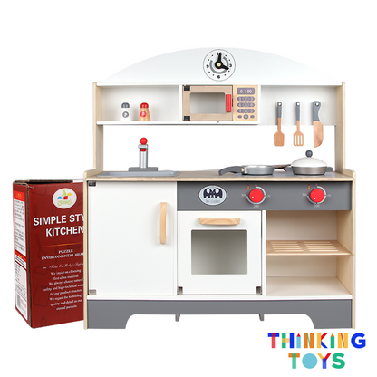 KP002, PLAYSHOP Wooden Japanese Kitchen Playset, Brings cultural inspiration to pretend cooking, sparking imagination and social play among children.