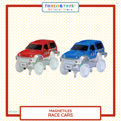 MT006-C, MAGNETILES Race Car, Builds problem-solving and creativity while inspiring interactive storytelling play.