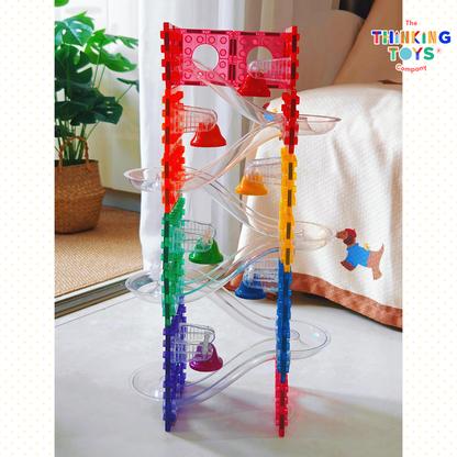 MT008, Magnetiles Do-Re-Mi Marble Run Race Track, Develops STEM skills and problem-solving through engaging marble challenges.