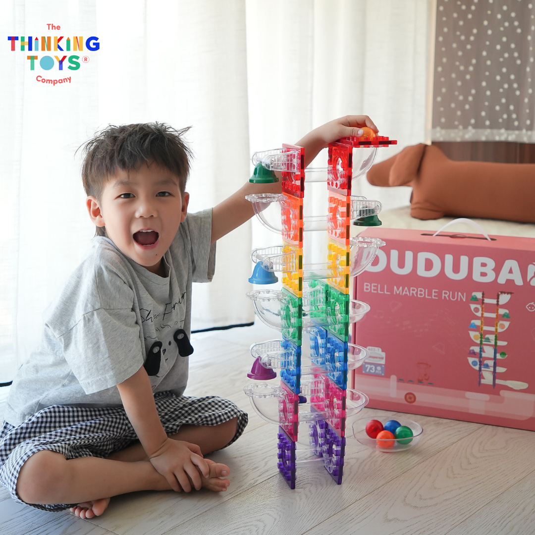 MT008, Magnetiles Do-Re-Mi Marble Run Race Track, Develops STEM skills and problem-solving through engaging marble challenges.