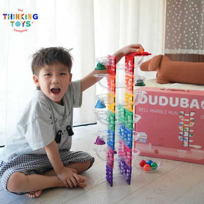 MT008, Magnetiles Do-Re-Mi Marble Run Race Track, Develops STEM skills and problem-solving through engaging marble challenges.