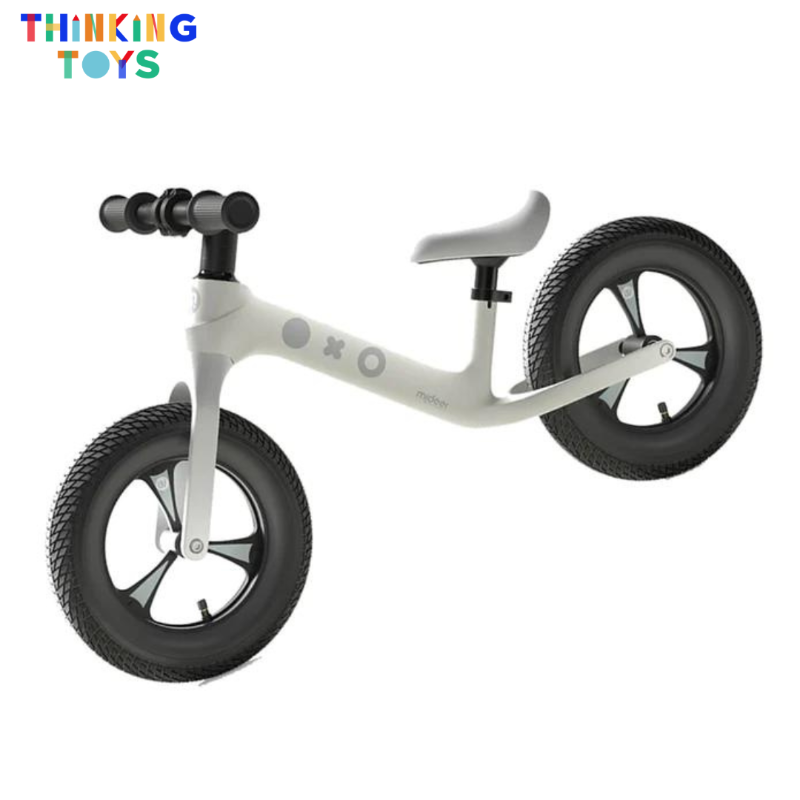 OP003 - W, MIDEER Balance Bike (White), Develops coordination and balance while building confidence, making outdoor play active and exciting.