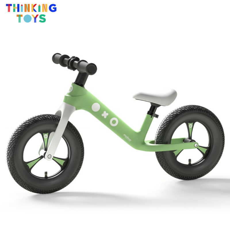 OP003 - G, MIDEER Balance Bike (Green), Develops coordination and balance while building confidence, making outdoor play active and exciting.