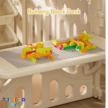 PH003-K, Car Play House, Promotes active play and gross motor development with a safe, fun sliding activity.