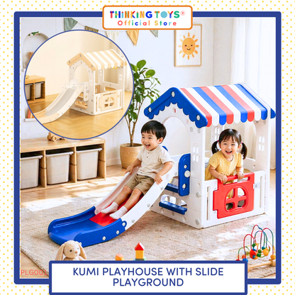 KUMI Indoor Playhouse with Slide