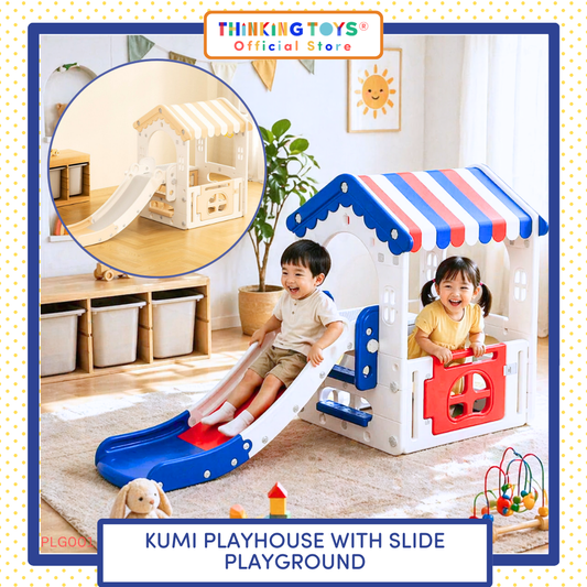 KUMI Indoor Playhouse with Slide