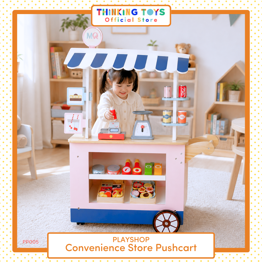 PLAYSHOP Wooden Convenience Store Playset