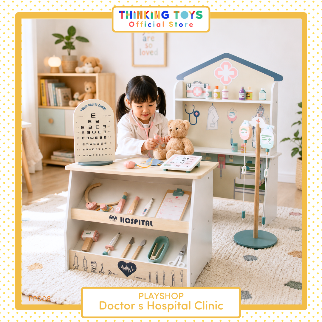 PLAYSHOP Wooden Doctor’s Clinic
