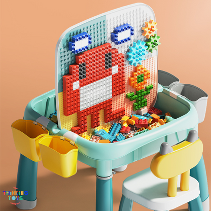 PTC-003, 3 in 1 Multifunctional Kids Table and Chair for Kids Lite, The 3 in 1 Multifunctional Kids Table and Chair Lite is a compact furniture set for study, art, and play. With multiple functions, it supports learning and creativity while saving space.