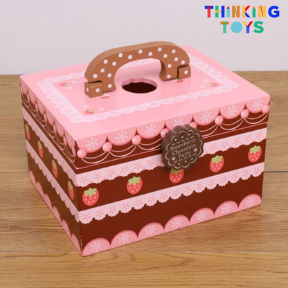 SP008, PLAYSHOP Wooden Afternoon Tea Cake and Dessert Playset, Makes tea parties exciting while developing social play, creativity, and imagination.