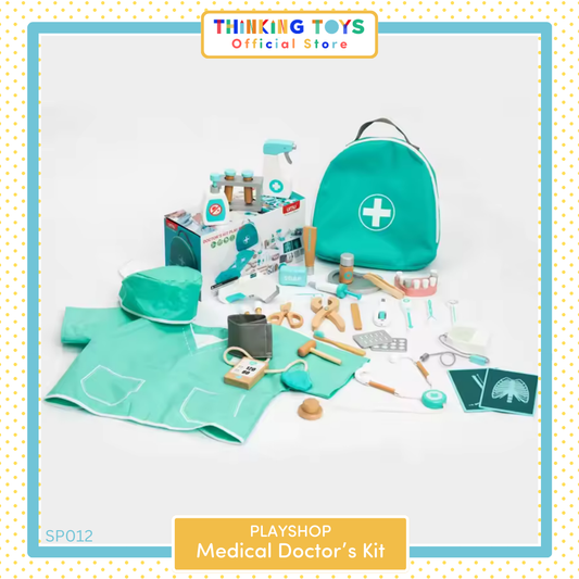 SP012, Medical Doctor’s Kit, Encourages role play that fosters empathy, problem-solving, and curiosity about healthcare.