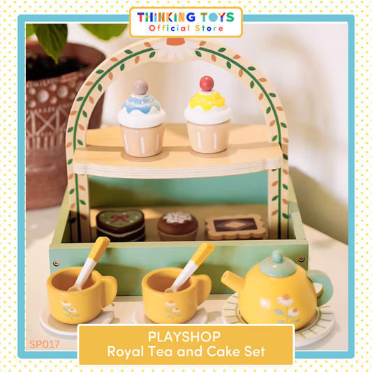 SP017, Royal Tea Set, Sparks joy in role play as kids imagine baking, serving, and sharing sweet creations.