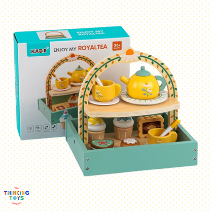 SP017, Royal Tea Set, Sparks joy in role play as kids imagine baking, serving, and sharing sweet creations.