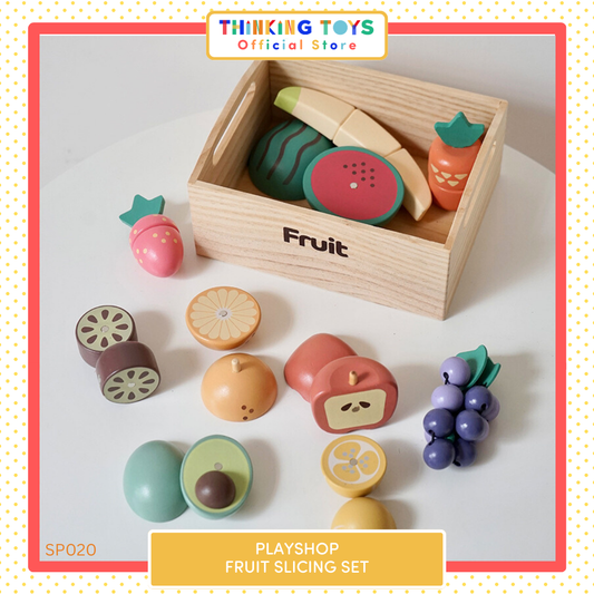 SP020, PLAYSHOP Fruit Set, Encourages barista-style storytelling and social role play while sparking creativity.