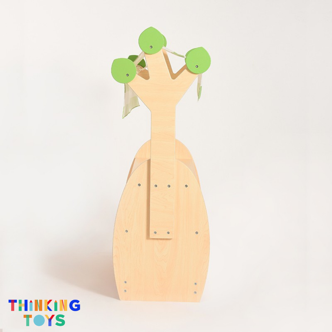 SU001, Montessori Wooden Toy Shelf, Encourages independence by keeping toys organized and accessible, fostering tidy habits from an early age.