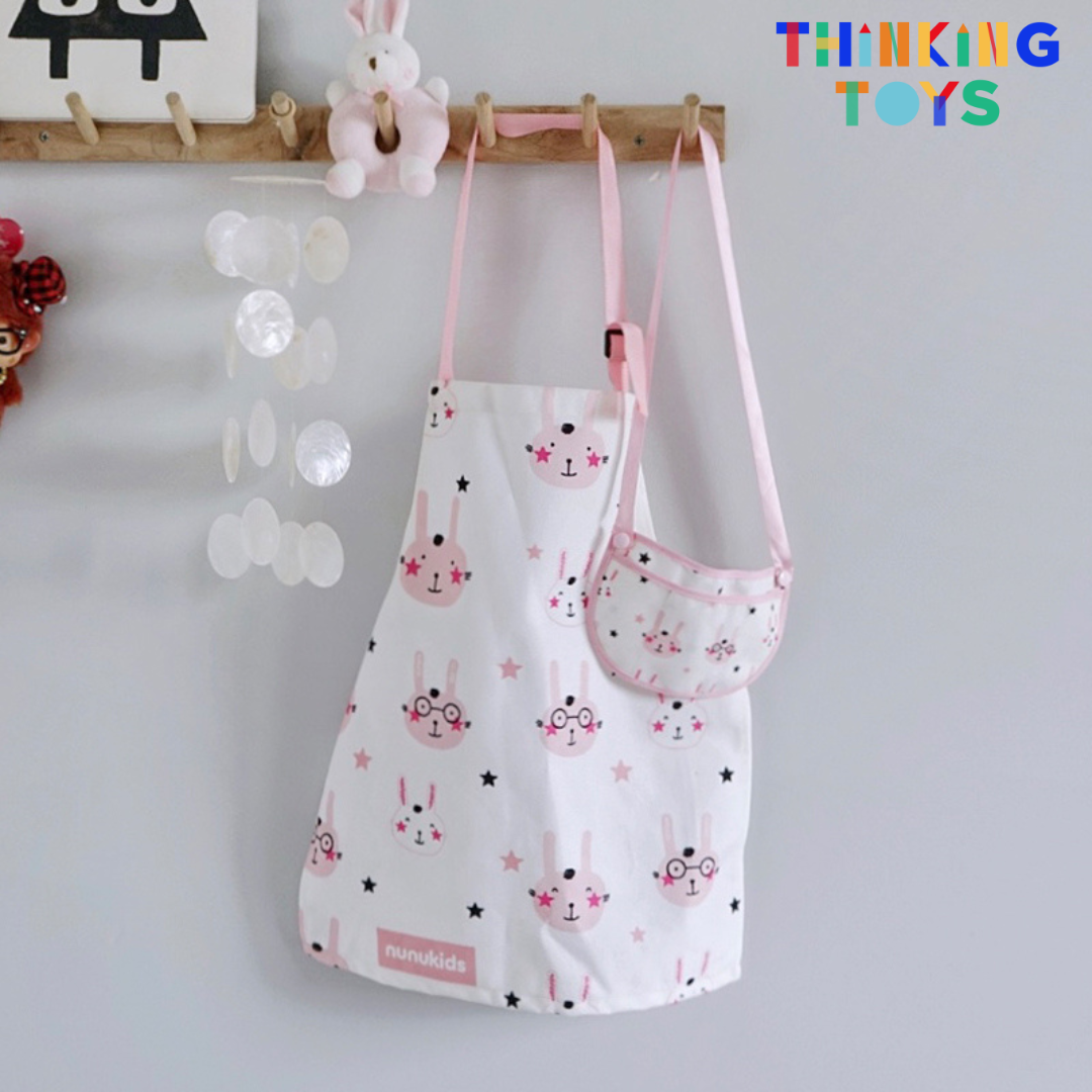 VD002, KELSEY Pink Bunny Vanity Dresser , Encourages storytelling and pretend beauty play while supporting creativity and fun.