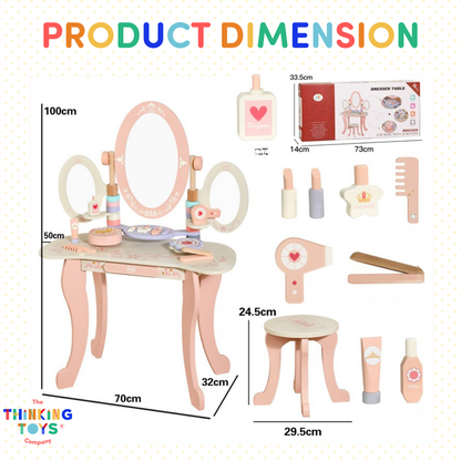 VD005, CHARM VANITY DRESSER 7