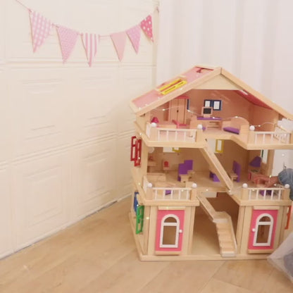 LULU SPANISH 3-Storey Villa Dollhouse