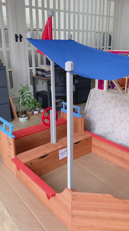 HAPPYFEET Sailboat Sandpit