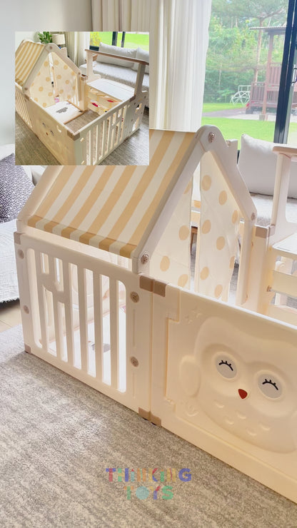 KUMI Owl Playpen and Play House