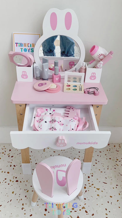 KELSY Pink Bunny Vanity Dresser