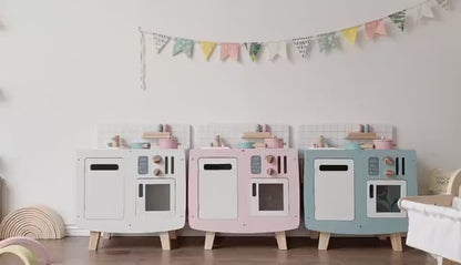 PLAYSHOP Wooden Retro Vintage Style Kitchen