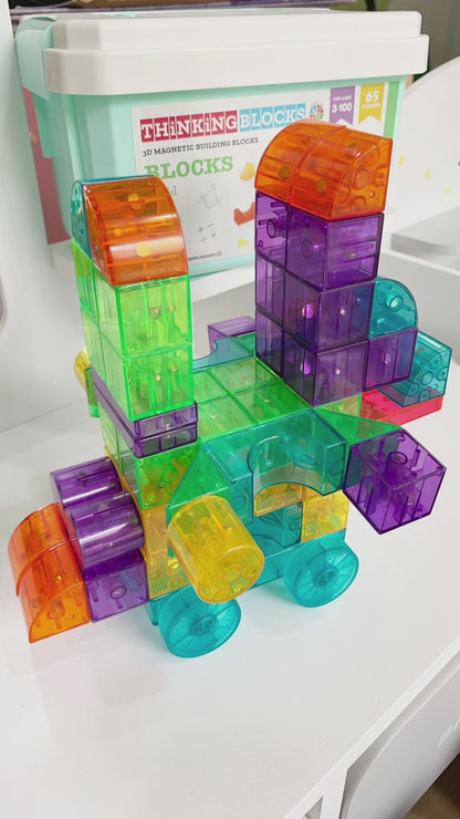 BLOCKS 65-pieces Magnetic Blocks Set